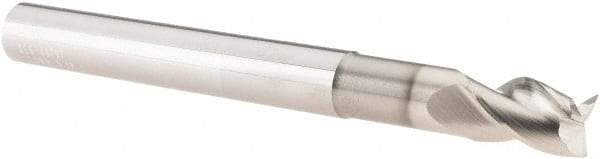 SGS - 10mm, 3 Flute, Single End, Solid Carbide, 0.3mm Corner Radius End Mill - 100mm OAL, 38° Helix, Right Hand Flute, 14mm LOC, Right Hand Cut, 35mm Extended Reach - Eagle Tool & Supply