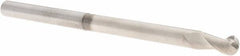 SGS - 6mm Diam, 10mm LOC, 2 Flute Solid Carbide Ball End Mill - TiB2 Finish, Single End, 100mm OAL, 6mm Shank Diam, Spiral Flute - Eagle Tool & Supply