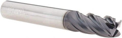 SGS - 12mm, 4 Flute, Single End, Solid Carbide, 0.5mm Corner Radius End Mill - 83mm OAL, Right Hand Flute, 26mm LOC, Right Hand Cut - Eagle Tool & Supply