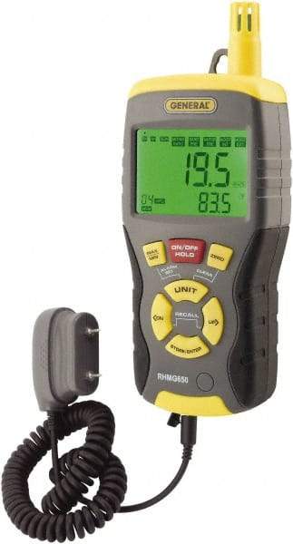 General - Moisture Meter - 3" Color LCD Display - Eagle Tool & Supply