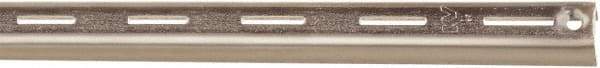Knape & Vogt - 1,060 Lb Capacity, Anachrome Steel Coated, Shelf Standard Bracket - 72" Long, 11/16" High, 7/8" Wide - Eagle Tool & Supply