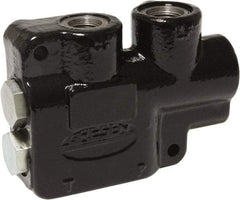 Parker - 15 GPM 5/8 Inlet Cast Iron Hydraulic Control Valve - 7/8-14 Thread, 2,500 psi, 1.88" Wide x 6.88" Long - Eagle Tool & Supply