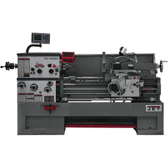 Jet - Bench, Engine & Toolroom Lathes Machine Type: Large Spindle Bore Spindle Speed Control: Geared Head - Eagle Tool & Supply