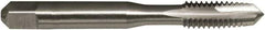 Vermont Tap & Die - 5/8-11 UNC, 3 Flute, Bright Finish, High Speed Steel Spiral Point Tap - Plug Chamfer, Right Hand Thread, 3-13/16" OAL, 1-3/32" Thread Length, 12.19mm Shank Diam, 3/3B Class of Fit, Series 3112HD - Exact Industrial Supply