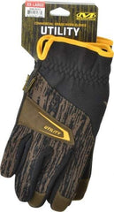 Mechanix Wear - Size 2XL (12) Synthetic Leather/Spandex/Lycra/Material 4X General Protection Work Gloves - For Mechanic's & Lifting, Uncoated, Slip-On Cuff, Full Fingered, Moss, Paired - Eagle Tool & Supply