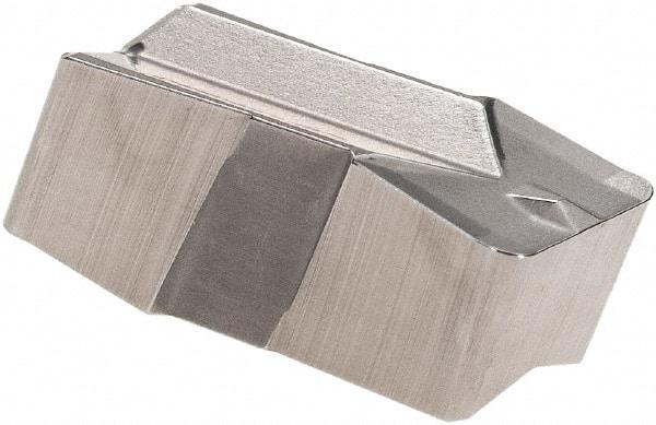 Iscar - 600E080GIP Grade IC20, 6mm Cutting Width Carbide Grooving Insert - 13mm Max Depth of Cut, Neutral, 0.8mm Corner Radius, Uncoated - Eagle Tool & Supply
