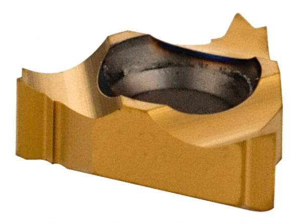 Iscar - 06IR Internal Right Hand 32 UN Laydown Threading Insert - Grade IC228, TiCN/TiN Coated Carbide, 3.97mm Inscribed Circle - Eagle Tool & Supply