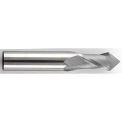 3/8" Dia. - 2-1/2" OAL - Solid Carbide - TiN - Marxman Drill - Mill SE EM - 2 FL - Eagle Tool & Supply