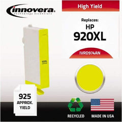 innovera - Yellow Inkjet Printer Cartridge - Use with HP Officejet 6000, 6000 Wireless, 6500, 6500 Wireless, Officejet Wide Format 7500A - Eagle Tool & Supply