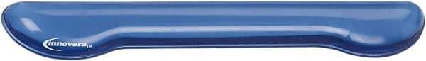 innovera - 2-7/8" x 18-1/4" x 1-1/4" Blue Keyboard Wrist Rest - Use with Keyboard - Eagle Tool & Supply