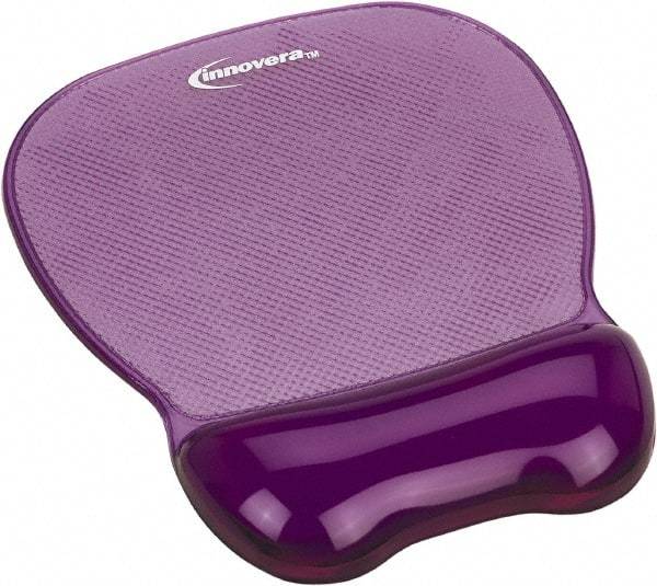innovera - 9-5/8" x 8-1/4" x 1-1/8" Purple Mouse Pad - Use with Mouse - Eagle Tool & Supply