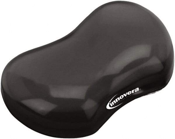 innovera - 3-1/8" x 4-3/4" x 1" Black Wrist Rest - Use with Mouse - Eagle Tool & Supply