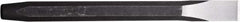 Paramount - 12" OAL x 1/2" Blade Width Cold Chisel - 1/2" Tip, 7/16" Stock, Steel Handle - Eagle Tool & Supply