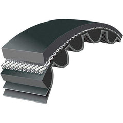 Bando - Section 8M, 20mm Wide, 1,040mm Outside Length, Timing Belt - Neoprene Rubber, Black, Series 8M - Eagle Tool & Supply