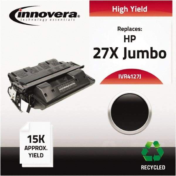 innovera - Black Toner Cartridge - Use with HP LaserJet 4000, 4000N, 4000SE, 4000T, 4000TN, 4050, 4050N, 4050SE, 4050T, 4050TN - Eagle Tool & Supply