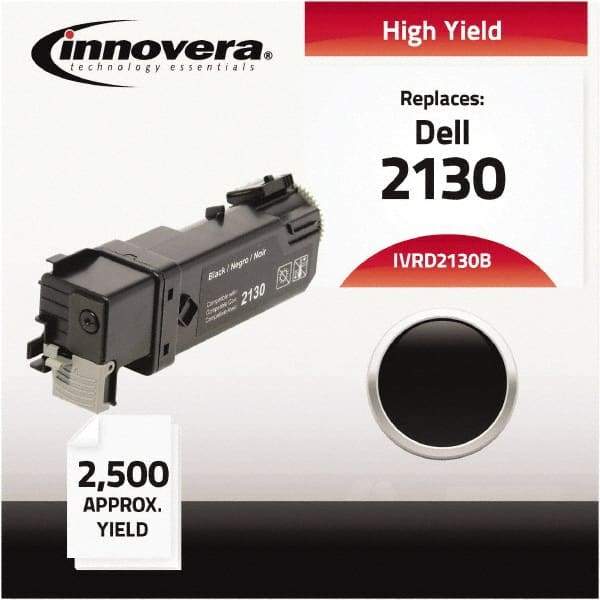 innovera - Black Toner Cartridge - Use with Dell 2130CN, 2135CN - Eagle Tool & Supply