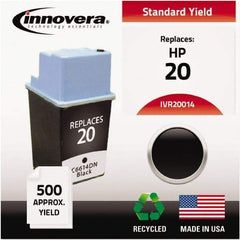 innovera - Black Inkjet Printer Cartridge - Use with HP Deskjet D2530, D2545, D2560, D5560, F4200, F4440, F4480, Photosmart C4640, C4650, C4680, C4795 - Eagle Tool & Supply