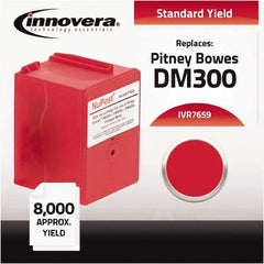 innovera - Red Ink Cartridge - Use with Pitney Bowes DM300C, DM400C, DM450C, DM475C - Eagle Tool & Supply