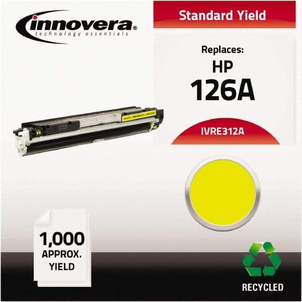 innovera - Yellow Toner Cartridge - Use with HP Color LaserJet CP1020, CP1025NW, LaserJet Pro 100 Color MFP M175A, M175NW, LaserJet Pro 200 Color MFP M275NW - Eagle Tool & Supply