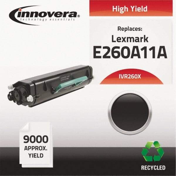 innovera - Black Toner Cartridge - Use with Lexmark E260D, E260DN, E360D, E360DN, E460DN, E460DW, E462DTN - Eagle Tool & Supply