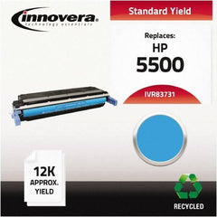 innovera - Cyan Toner Cartridge - Use with HP LaserJet 5500, 5550 - Eagle Tool & Supply