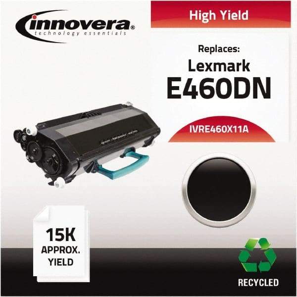 innovera - Black Toner Cartridge - Use with Lexmark E460dn, E460dw, E462DTN, X463DE, X464DE, X466DE - Eagle Tool & Supply