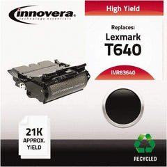 innovera - Black Toner Cartridge - Use with Lexmark T640, T640DN, T640DTN, T640N, T640TN, T642, T642DTN, T642N, T642TN, T644, T644DTN, T644N, T644TN, X642E, X644E, X646E - Eagle Tool & Supply