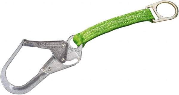 Miller - 1.58' Long, 2.4" Eye Length, D-Ring Rebar Hook Anchor - 5,000 Lb Capacity, Steel & Polyester - Eagle Tool & Supply