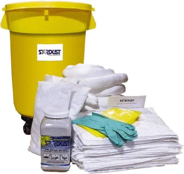 Stardust Spill Products - Spill Clean-Up System Accessory Kit Spill Kit - 32 Gal Mobile Spill Cart - Eagle Tool & Supply