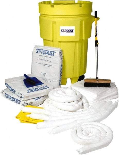 Stardust Spill Products - Spill Clean-Up System Accessory Kit Spill Kit - 95 Gal Mobile Spill Cart - Eagle Tool & Supply