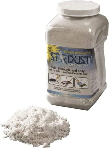 Stardust Spill Products - 3 Lb Jug Amorphous Alumina Silicate Granular Absorbent - Universal Use - Eagle Tool & Supply