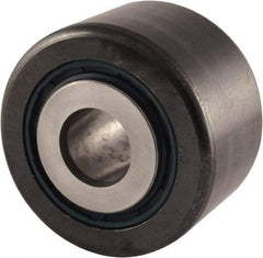 RBC Bearings - 5/8" Bore, 2-1/4" Roller Diam x 1-1/4" Roller Width, Carbon Steel Sealed Yoke Cam Follower - 12,400 Lb Dynamic Load Capacity, 1-5/16" Overall Width - Eagle Tool & Supply