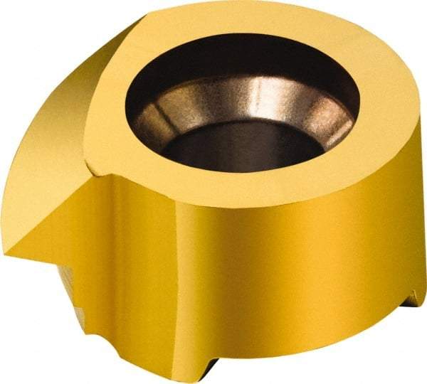Sandvik Coromant - MB7 Grade 1025, Internal NPT Threading Insert - 14 TPI Int Pitch, Left Hand Insert, Carbide - Eagle Tool & Supply
