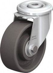 Blickle - 4" Diam x 1-1/2" Wide x 4-59/64" OAH Hollow Kingpin Mount Swivel Caster - Heat-Resistant Nylon, 330 Lb Capacity, Ball Bearing, Hollow Kingpin Stem - Eagle Tool & Supply