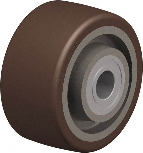 Blickle - 4 Inch Diameter x 1-31/32 Inch Wide, Polyurethane-Elastomer Blickle Besthane Caster Wheel - 1,100 Lb. Capacity, 25/32 Inch Axle Diameter, Ball Bearing - Eagle Tool & Supply