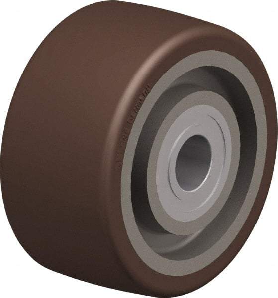 Blickle - 4 Inch Diameter x 1-31/32 Inch Wide, Polyurethane-Elastomer Blickle Besthane Caster Wheel - 1,100 Lb. Capacity, 2 Inch Axle Diameter, Ball Bearing - Eagle Tool & Supply