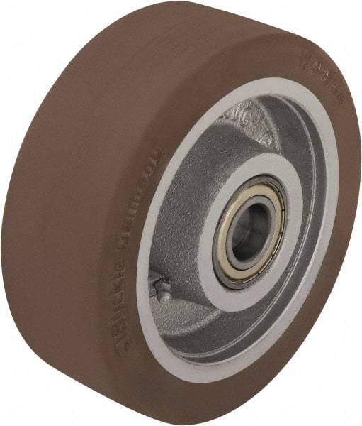 Blickle - 6-1/2 Inch Diameter x 1-31/32 Inch Wide, Polyurethane-Elastomer Blickle Besthane Caster Wheel - 1,760 Lb. Capacity, 1 Inch Axle Diameter, Ball Bearing - Eagle Tool & Supply