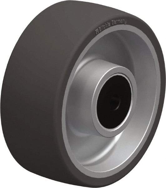Blickle - 4 Inch Diameter x 1-37/64 Inch Wide, Polyurethane-Elastomer Blickle Softhane Caster Wheel - 220 Lb. Capacity, 5/16 Inch Axle Diameter, Ball Bearing - Eagle Tool & Supply