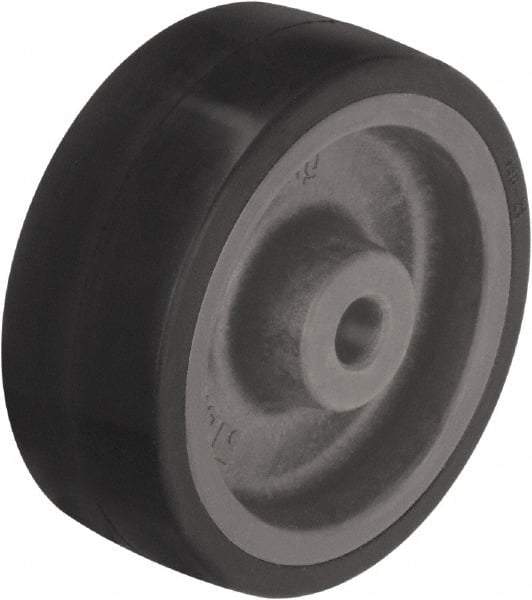 Blickle - 4 Inch Diameter x 1-37/64 Inch Wide, Heat-Resistant Silicone Rubber Caster Wheel - 220 Lb. Capacity, 1/2 Inch Axle Diameter, Plain Bore Bearing - Eagle Tool & Supply