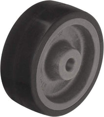 Blickle - 5 Inch Diameter x 1-37/64 Inch Wide, Heat-Resistant Silicone Rubber Caster Wheel - 264 Lb. Capacity, 1/2 Inch Axle Diameter, Plain Bore Bearing - Eagle Tool & Supply