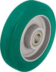 Blickle - 10 Inch Diameter x 2-23/64 Inch Wide, Polyurethane-Elastomer Blickle Softhane Caster Wheel - 2,640 Lb. Capacity, 1 Inch Axle Diameter, Ball Bearing - Eagle Tool & Supply