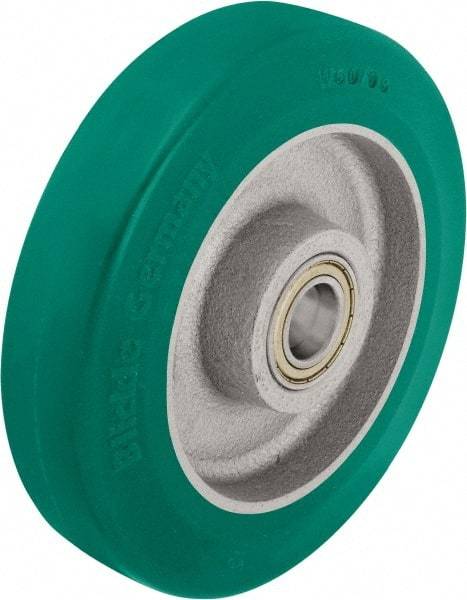 Blickle - 8 Inch Diameter x 1-31/32 Inch Wide, Polyurethane-Elastomer Blickle Softhane Caster Wheel - 1,760 Lb. Capacity, 25/32 Inch Axle Diameter, Ball Bearing - Eagle Tool & Supply