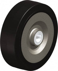 Blickle - 10 Inch Diameter x 3-9/64 Inch Wide, Solid Rubber Caster Wheel - 2,200 Lb. Capacity, 1-3/16 Inch Axle Diameter, Ball Bearing - Eagle Tool & Supply