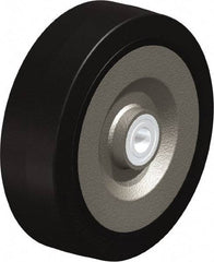 Blickle - 10 Inch Diameter x 3-9/64 Inch Wide, Solid Rubber Caster Wheel - 2,200 Lb. Capacity, 1 Inch Axle Diameter, Ball Bearing - Eagle Tool & Supply