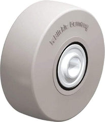 Blickle - 5 Inch Diameter x 1-31/32 Inch Wide, Solid Rubber Caster Wheel - 704 Lb. Capacity, 25/32 Inch Axle Diameter, Ball Bearing - Eagle Tool & Supply