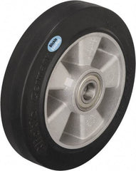 Blickle - 5 Inch Diameter x 1-31/32 Inch Wide, Solid Rubber Caster Wheel - 594 Lb. Capacity, 25/32 Inch Axle Diameter, Ball Bearing - Eagle Tool & Supply