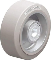 Blickle - 4 Inch Diameter x 1-37/64 Inch Wide, Solid Rubber Caster Wheel - 440 Lb. Capacity, 19/32 Inch Axle Diameter, Ball Bearing - Eagle Tool & Supply