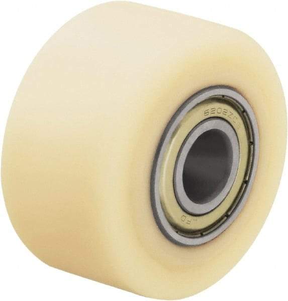 Blickle - 1-1/2 Inch Diameter x 1-7/64 Inch Wide, Impact-Resistant Cast Nylon Caster Wheel - 220 Lb. Capacity, 5/16 Inch Axle Diameter, Ball Bearing - Eagle Tool & Supply