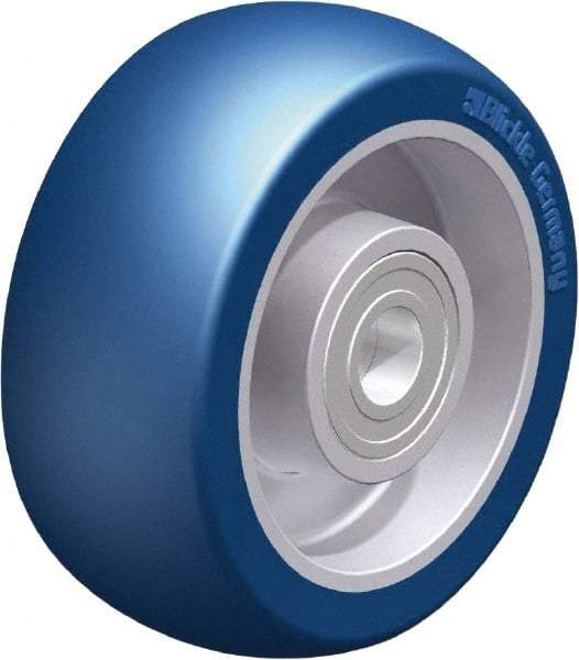 Blickle - 4 Inch Diameter x 1-37/64 Inch Wide, Polyurethane-Elastomer Blickle Besthane Caster Wheel - 660 Lb. Capacity, 19/32 Inch Axle Diameter, Ball Bearing - Eagle Tool & Supply
