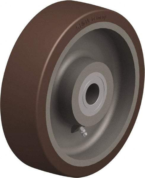 Blickle - 8 Inch Diameter x 2-23/64 Inch Wide, Polyurethane-Elastomer Blickle Besthane Caster Wheel - 2,640 Lb. Capacity, 1 Inch Axle Diameter, Ball Bearing - Eagle Tool & Supply